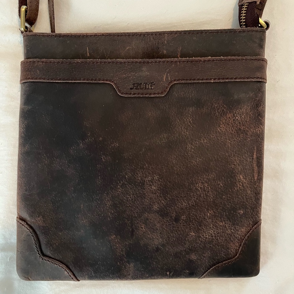 S Zone Genuine leather crossbody bag